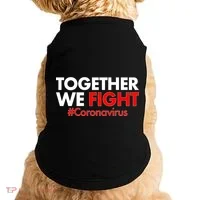 Together We Fight #Coronavirus Support Doggie Tank thumb 0