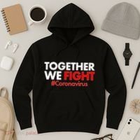 Together We Fight #Coronavirus Support Hoodie thumb 3
