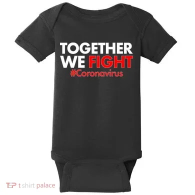 Together We Fight #Coronavirus Support Baby Bodysuit