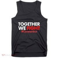 Together We Fight #Coronavirus Support Tank Top thumb 0