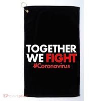 Together We Fight #Coronavirus Support Golf Towel thumb 0