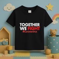 Together We Fight #Coronavirus Support Toddler T-Shirt thumb 3