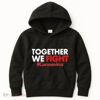 Together We Fight #Coronavirus Support Kids Hoodie thumb 0