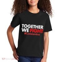 Together We Fight #Coronavirus Support Kids T-Shirt thumb 2