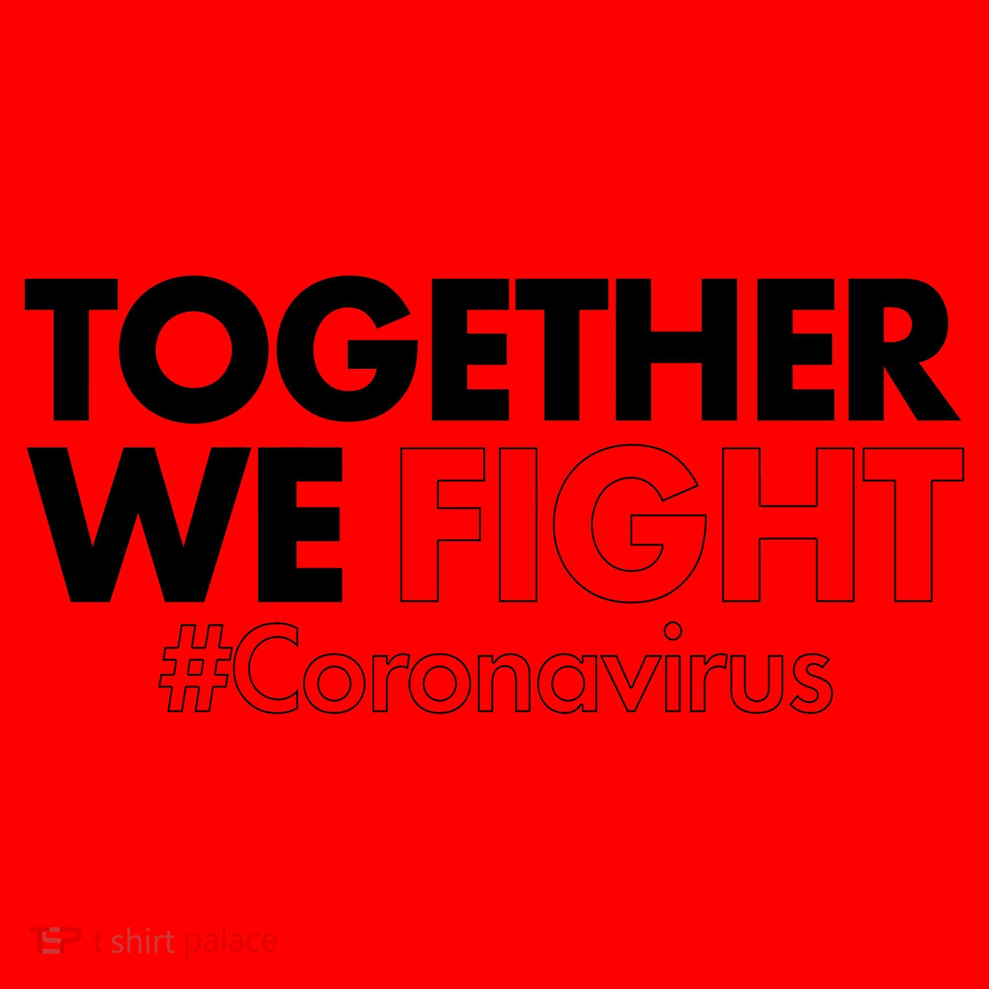 Together We Fight #Coronavirus Support Santa Hat