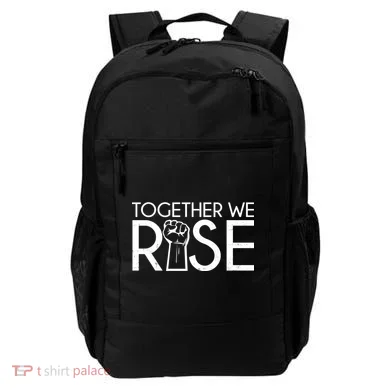 Together We Rise Protest Support Unite Backpack