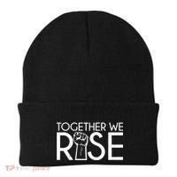 Together We Rise Protest Support Unite Beanie thumb 0