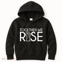 Together We Rise Protest Support Unite Kids Hoodie thumb 0