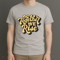 Together We Rise Retro T-Shirt thumb 3
