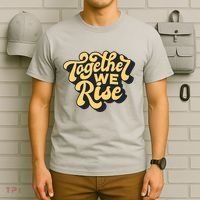 Together We Rise Retro T-Shirt thumb 6
