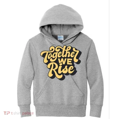 Together We Rise Retro Kids Hoodie