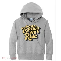Together We Rise Retro Kids Hoodie thumb 0