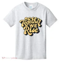 Together We Rise Retro Kids T-Shirt thumb 0