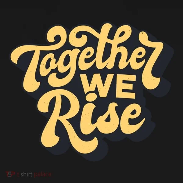 Together We Rise Retro Doggie Tank