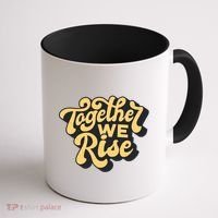 Together We Rise Retro Coffee Mug thumb 1