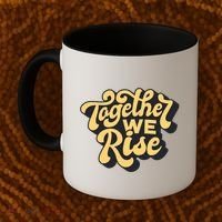 Together We Rise Retro Coffee Mug thumb 2