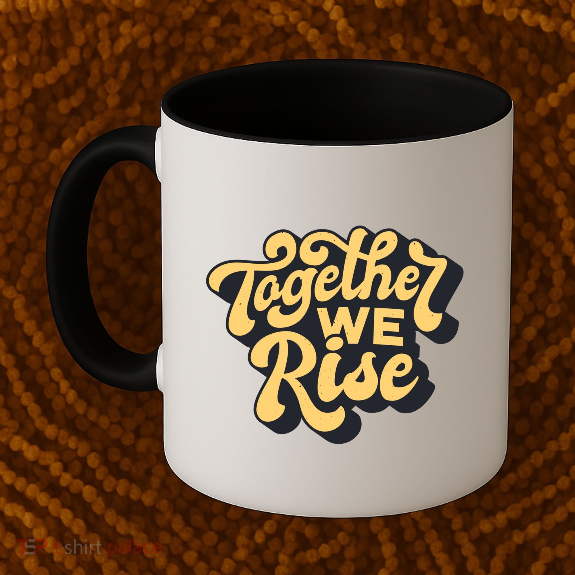 Together We Rise Retro Coffee Mug