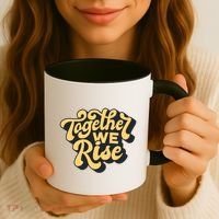 Together We Rise Retro Coffee Mug thumb 3