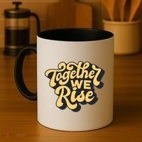 Together We Rise Retro Coffee Mug thumb 4