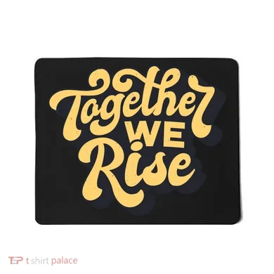Together We Rise Retro Mousepad