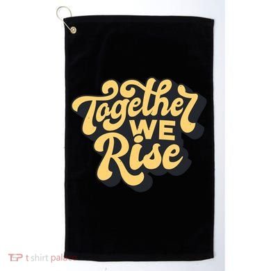 Together We Rise Retro Golf Towel
