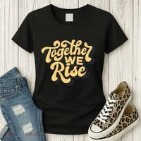 Together We Rise Retro Women's T-Shirt thumb 3