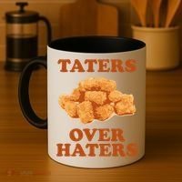 Taters Over Haters Funny Food Coffee Mug thumb 4