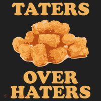 Taters Over Haters Funny Food Tumbler thumb 3