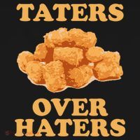 Taters Over Haters Funny Food Ornament thumb 1