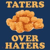 Taters Over Haters Funny Food Beanie thumb 2