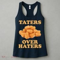 Taters Over Haters Funny Food Women's Tank Top thumb 3