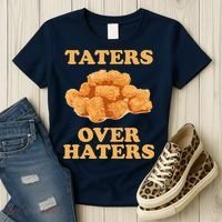 Taters Over Haters Funny Food Women's T-Shirt thumb 3