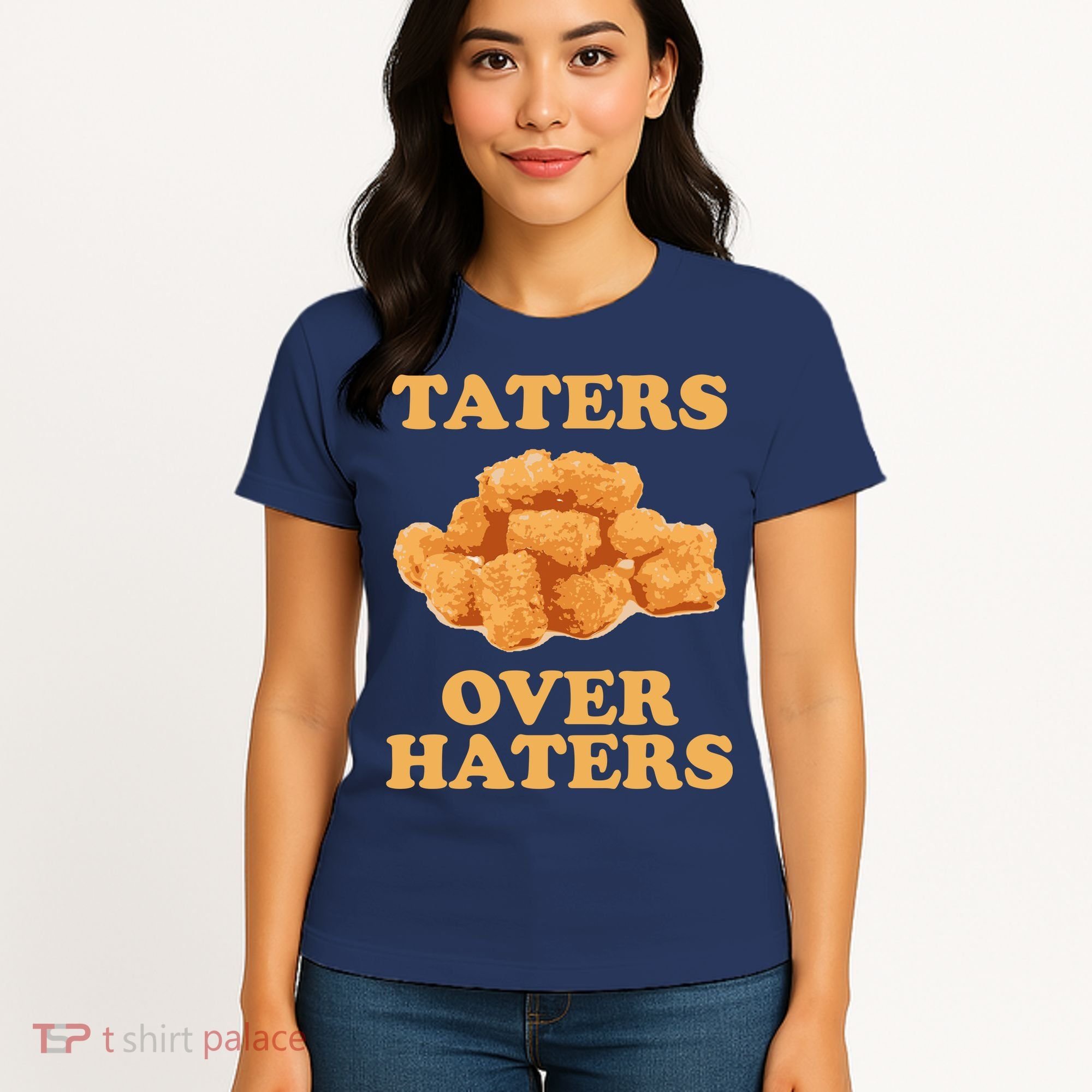 Taters Over Haters Funny Food Women's T-Shirt