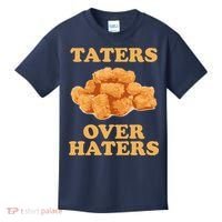 Taters Over Haters Funny Food Kids T-Shirt thumb 0