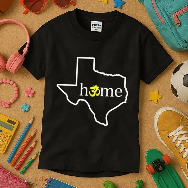 Texas Om Home Kids T-Shirt