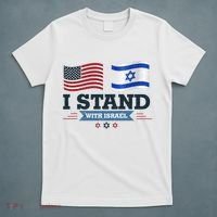 The Original I Stand With Israel Israel Usa T-Shirt thumb 5