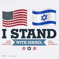 The Original I Stand With Israel Israel Usa Women's Tank Top thumb 5