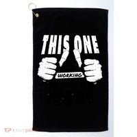 This One Is Working Out Today Golf Towel thumb 0