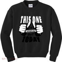 This One Is Working Out Today Kids Sweatshirt thumb 0