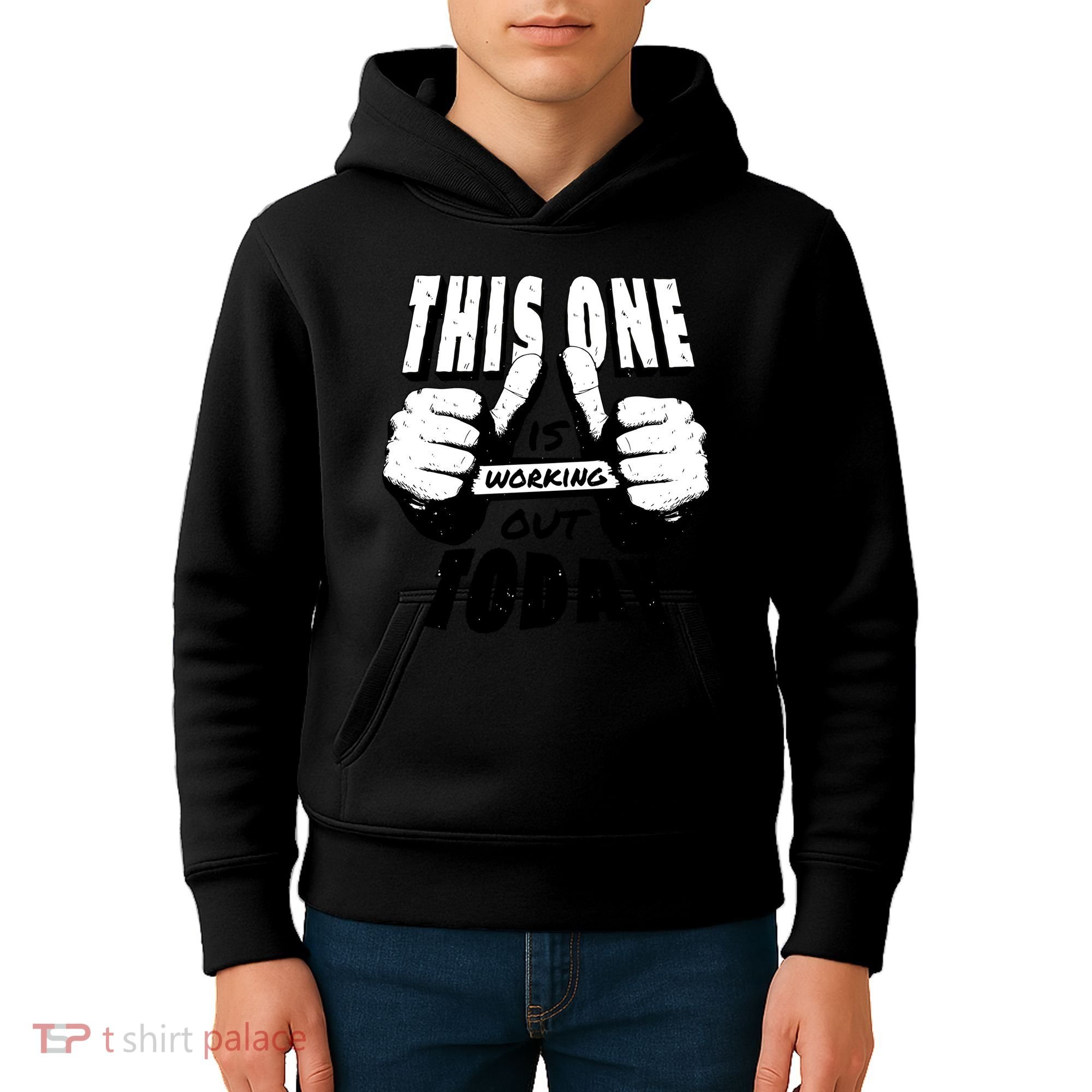 This One Is Working Out Today Kids Hoodie