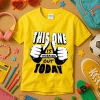 This One Is Working Out Today Kids T-Shirt thumb 3
