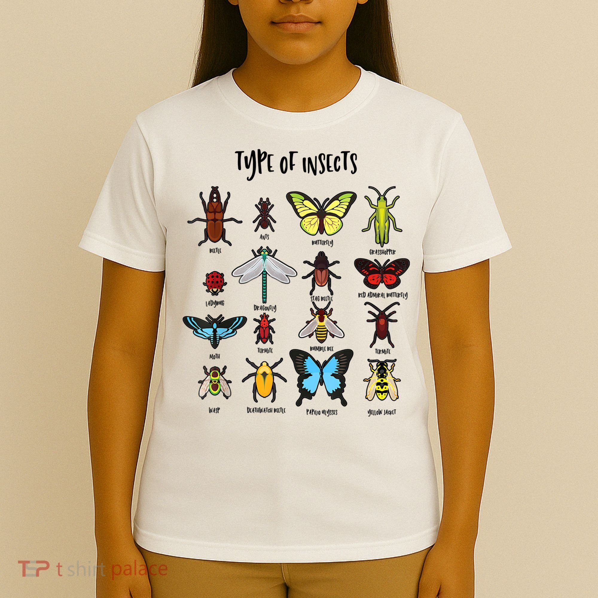 Types Of Insect Collector Bugs Entomology Bugs Beetle Biology Bug T-Shirt