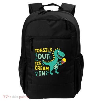 Tonsils Out Ice Cream In Dino Tonsillectomy Tonsil Removal Backpack