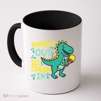 Tonsils Out Ice Cream In Dino Tonsillectomy Tonsil Removal Coffee Mug thumb 0