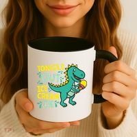 Tonsils Out Ice Cream In Dino Tonsillectomy Tonsil Removal Coffee Mug thumb 3