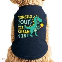 Tonsils Out Ice Cream In Dino Tonsillectomy Tonsil Removal Doggie Tank thumb 0