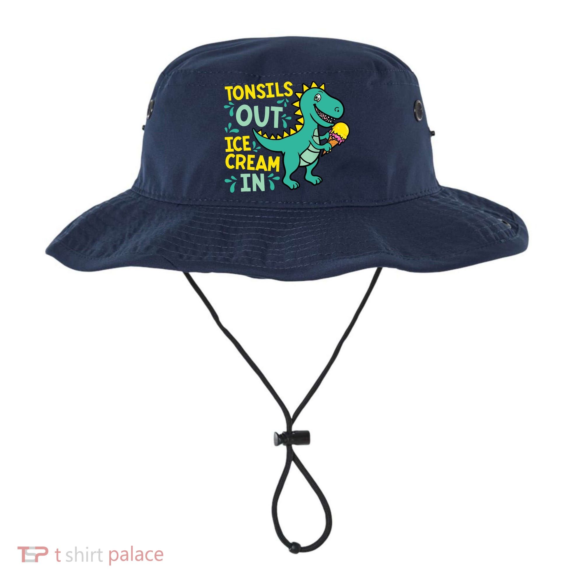 Tonsils Out Ice Cream In Dino Tonsillectomy Tonsil Removal Bucket Hat