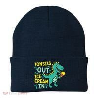 Tonsils Out Ice Cream In Dino Tonsillectomy Tonsil Removal Beanie thumb 0