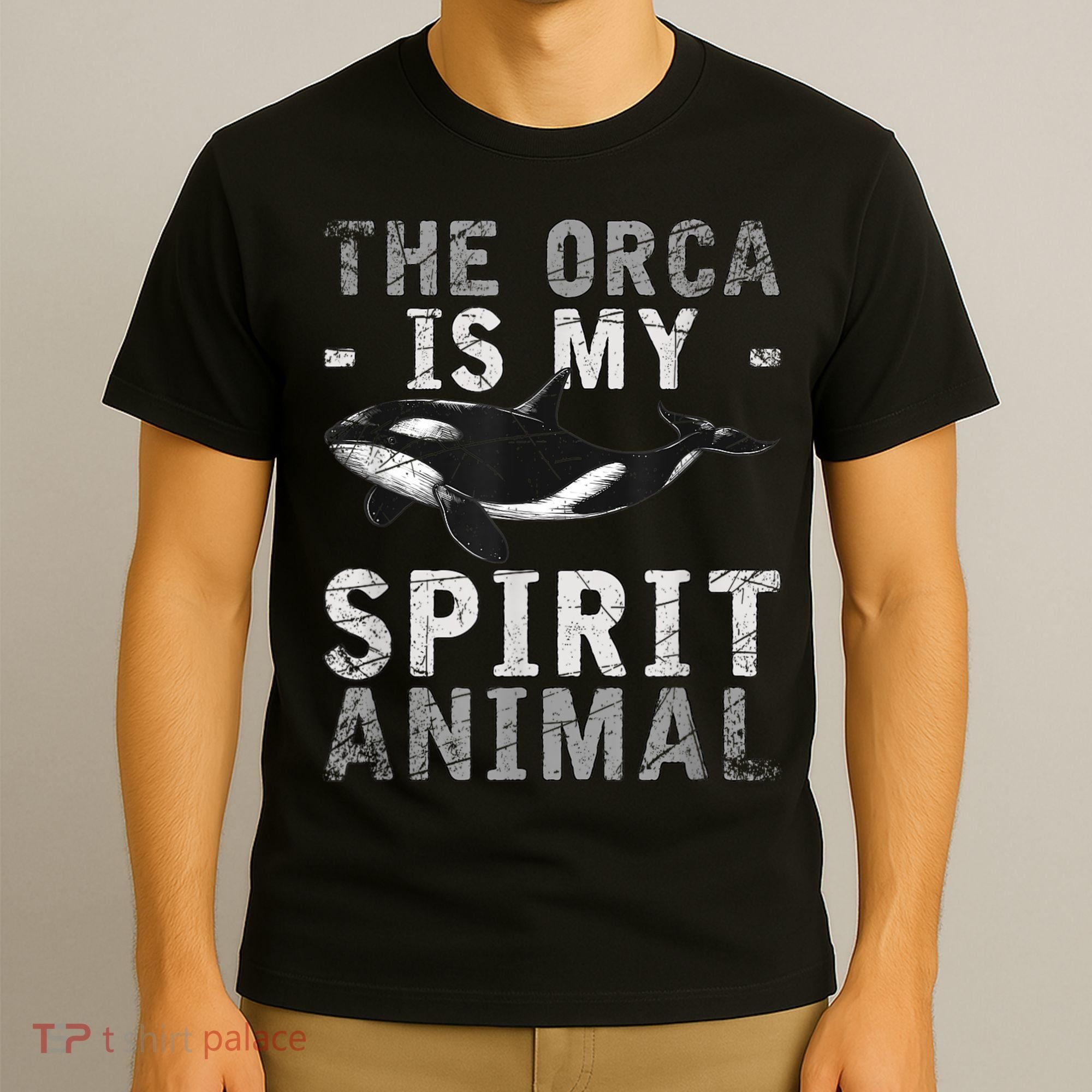 The Orca Is My Spirit Animal Orca T-Shirt
