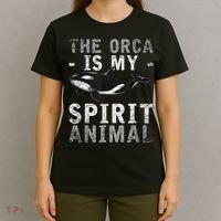 The Orca Is My Spirit Animal Orca T-Shirt thumb 4